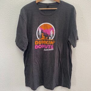 Dunkin' Donuts Colorado Mountains District Made Gray T-Shirt Men's XL Coffee